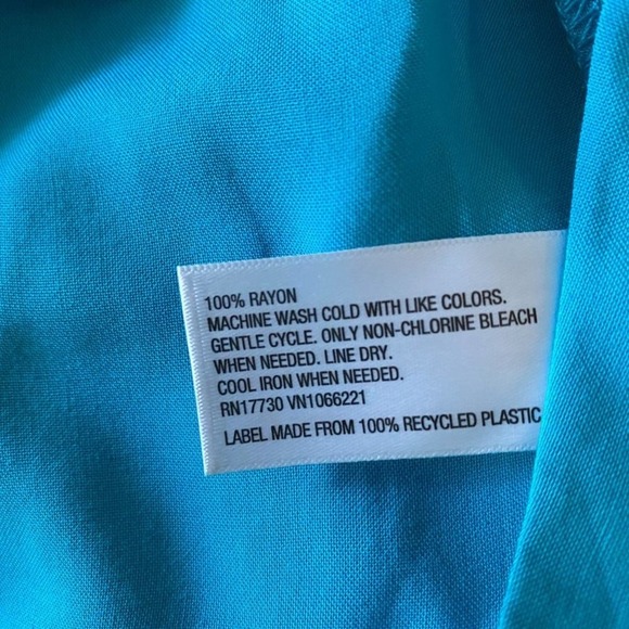 Mossimo dress‎ blue boho summer mini dress NWT size Small - Picture 6 of 9